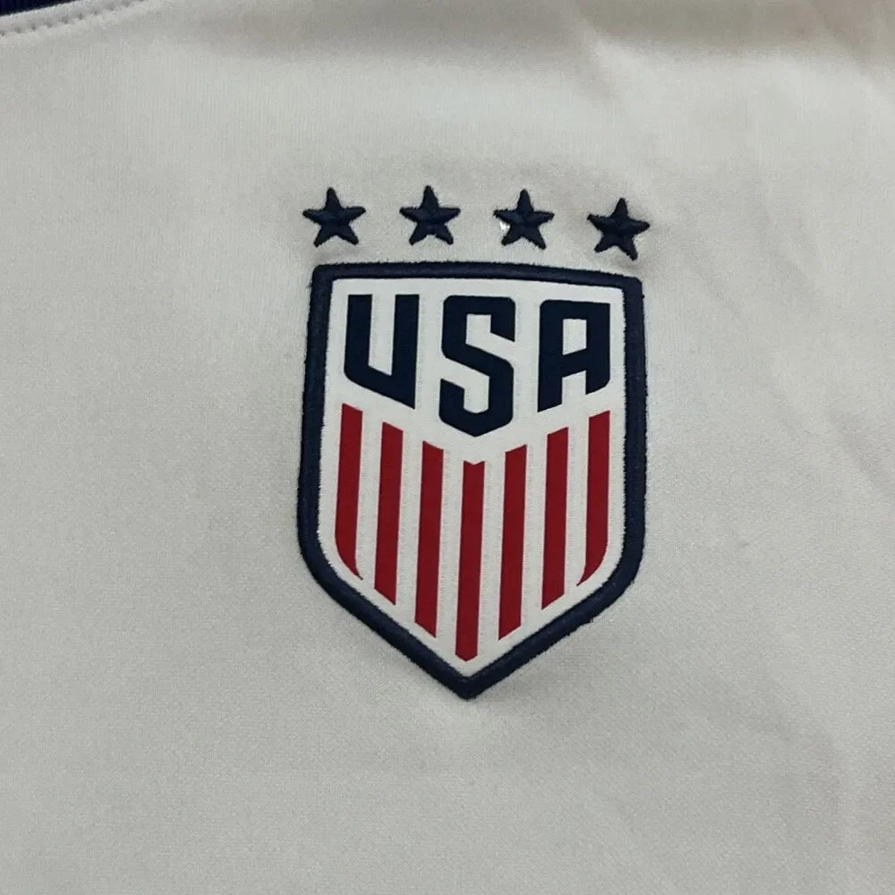 USMNT Nike Youth 2020/21 Home Kit Vaporknit - White/Navy - Youth XL